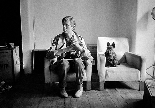 DAVID BOWIE SCOTTIE DOG London 1980